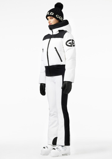 detail Dámská bunda Goldbergh Village Ski Jacket White