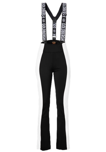 detail Dámské kalhoty Goldbergh Retro Ski Pants Black/White