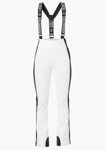 detail Dámské kalhoty Goldbergh High End Ski Pants White