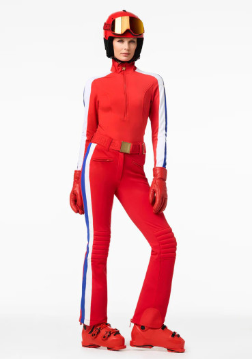 detail Dámské lyžařské kalhoty Goldbergh Alpine Ski Pants Flame