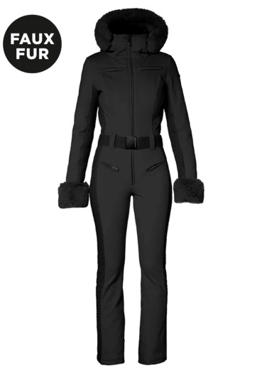 detail Dámská kombinéza Goldbergh Angele Faux Border Ski Suit Black