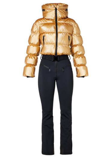 detail Dámský overal Goldbergh Snowball Ski Suit Gold