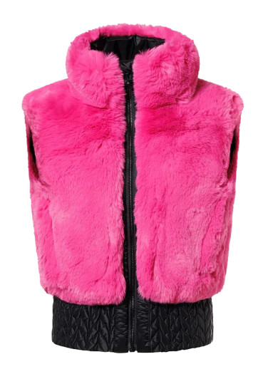 detail Dámská vesta Goldbergh Lina Ski Bodywarmer Passion Pink
