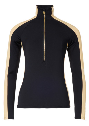 detail Dámský rolák Goldbergh Royal Ski Pully Black/Gold