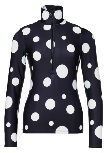 detail Dámský rolák Goldbergh Dottie Ski Pully Dot Black