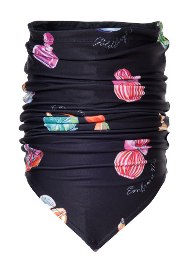 detail Dámský nákrčník Goldbergh Odeur Neckwarmer Perfume Black