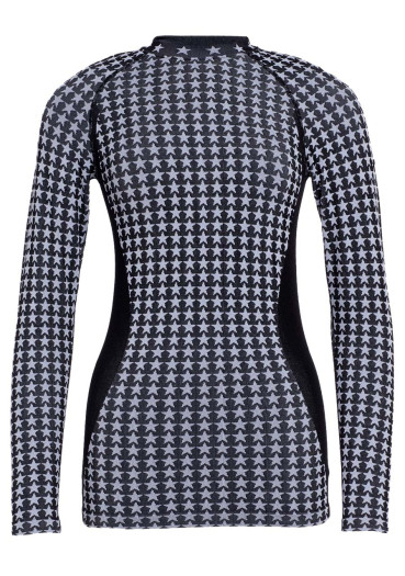 detail Dámské termotriko Goldbergh Starlet Baselayer Long Sleeve Black/White