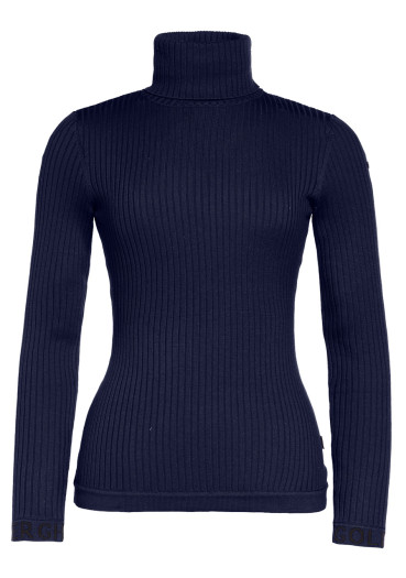 detail Dámský svetr Goldbergh Mira Long Sleeve Knit Sweater French Blue