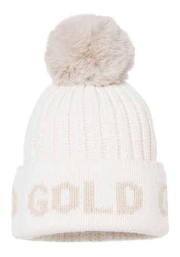 detail Dámská zimní čepice Goldbergh Hodd Beanie Cream