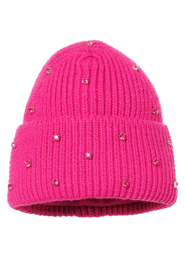 detail Dámská čepice Goldbergh Dream Beanie Passion Pink