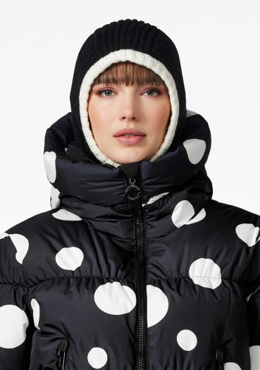 detail Dámská kukla Goldbergh Margot Balaclava Black/Cream