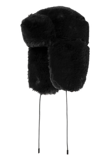 detail Dámská čepice Goldbergh Cher Fluffy Aviator Hat Black