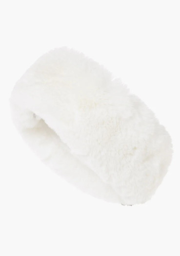 detail Dámská čelenka Goldbergh Froid Fluffy Headband Cream