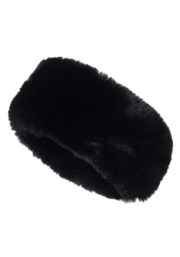 detail Dámská čelenka Goldbergh Froid Fluffy Headband Black