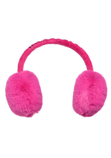 detail Dámské klapky na uši Goldbergh Fluffy Ear Warmers Passion Pink