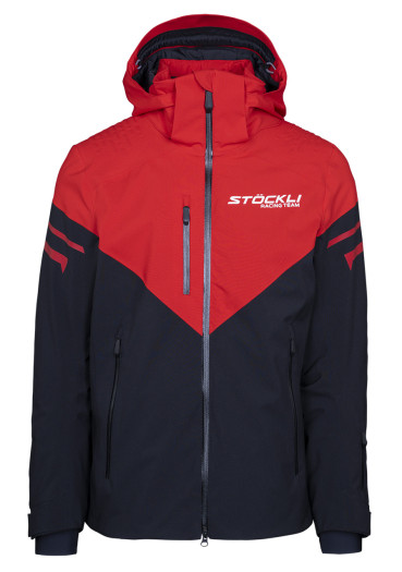 detail Pánská bunda Stöckli Skijacket HE WRT Black/Red
