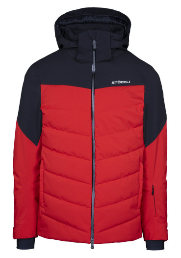 detail Pánská bunda Stöckli Skijacket HE Race Red/Black