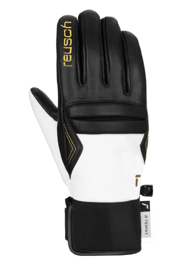 detail Dámské rukavice Reusch Mikaela Shiffrin R-TEX® XT 7701 Black/White