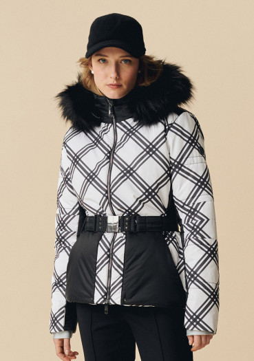 detail Dámská bunda Poivre Blanc W24-1003-Wo Ski Jacket Cross Black