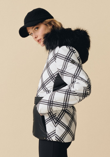 detail Dámská bunda Poivre Blanc W24-1003-Wo Ski Jacket Cross Black