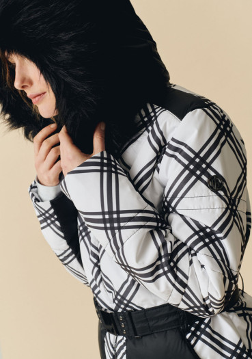 detail Dámská bunda Poivre Blanc W24-1003-Wo Ski Jacket Cross Black