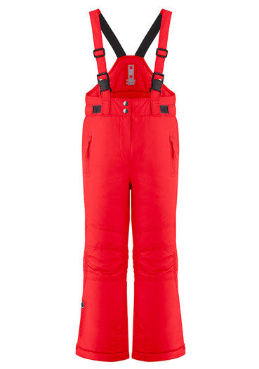 detail Dětské kalhoty Poivre Blanc W24-1022-Jrgl Ski Bib Pants Scarlet Red