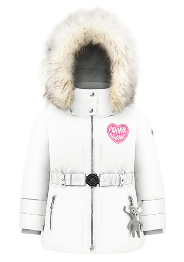 detail Dětská bunda Poivre Blanc W24-1201-Bbgl Synthetic Down Ski White