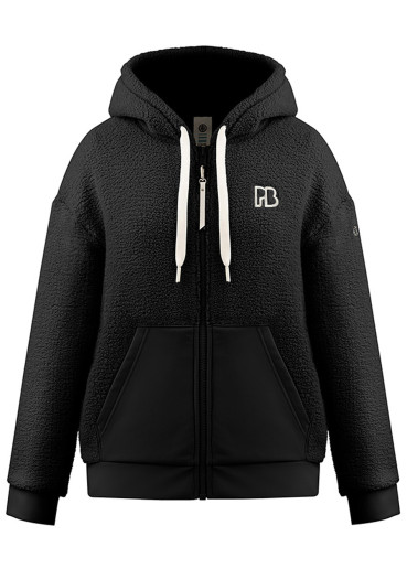 detail Dámská mikina Poivre Blanc W24-5401-Wo Sherpa Hoody Jacket Black