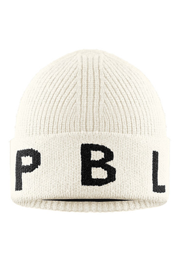 detail Dětská čepice Poivre Blanc W24-6180-Bbgl Knit Beanie White