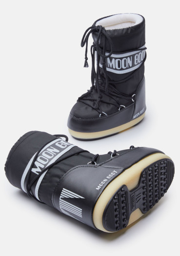detail Dětské boty Moon Boot Icon Nylon-JR-N001 Black