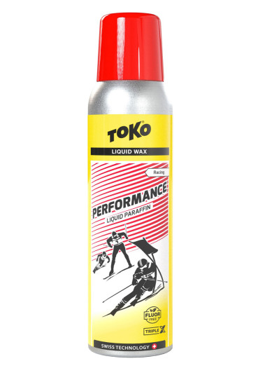 detail Tekutý skluzný vosk Toko Perfom. Liquid parafin red 100ml