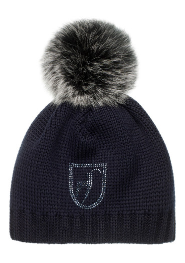detail Dámská čepice Toni Sailer Beanie Fur W Hat Midnight