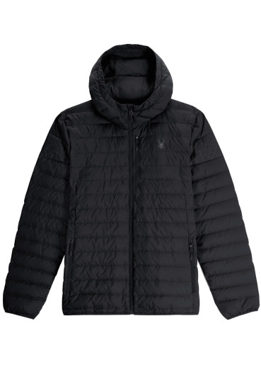 detail Pánská bunda Spyder Men Zenith Hooded Down Jacket - Black