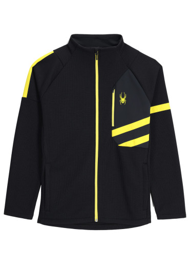 detail Pánský svetr Spyder Men Wengen Bandit Jacket-Fleece Black