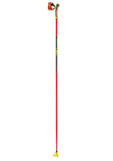 detail Běžkařské hole Leki HRC marathon bright red-neonyellow-black