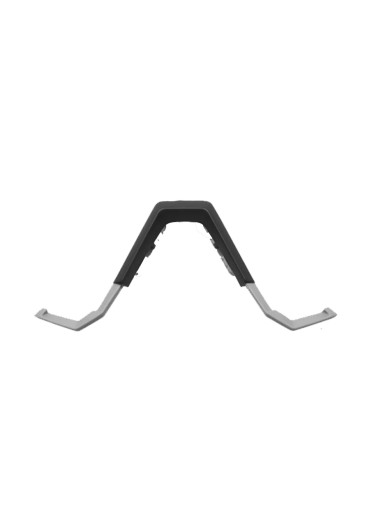 detail Spodní rámeček 100% SPEEDCRAFT / S3 Nose Bridge- Regular-Soft Tact Stone Grey