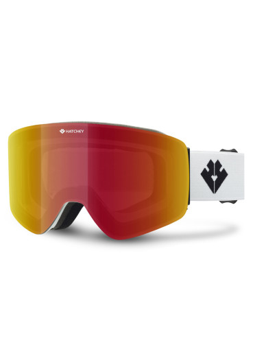 detail Lyžařské brýle Hatchey FENIX PLUS white / full revo black red