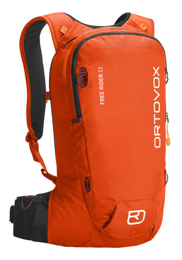 detail Batoh Ortovox Free Rider 22 Hot Orange 22 Liter