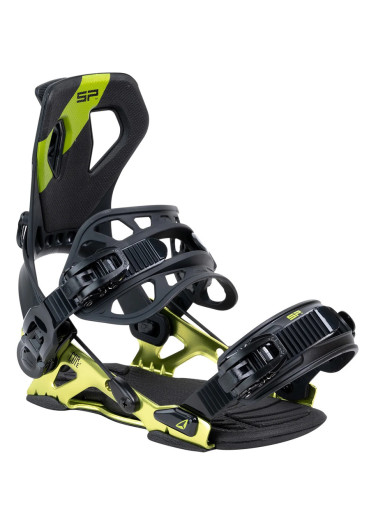 detail vázání na snowboard SP Core ME lime