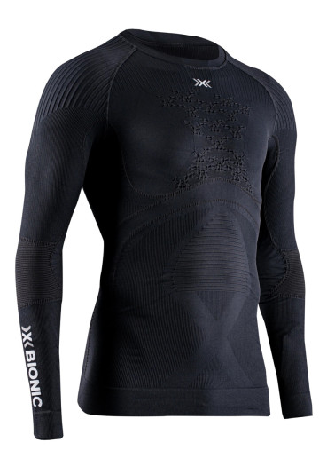 detail Pánské termo triko X-Bionic® Energy Accumulator 4.0 Shirt Lg Sl Men Opal Black/Arctic White