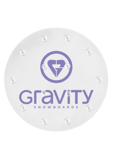 detail Stopa, Gravity Heart Mat clear/lavender