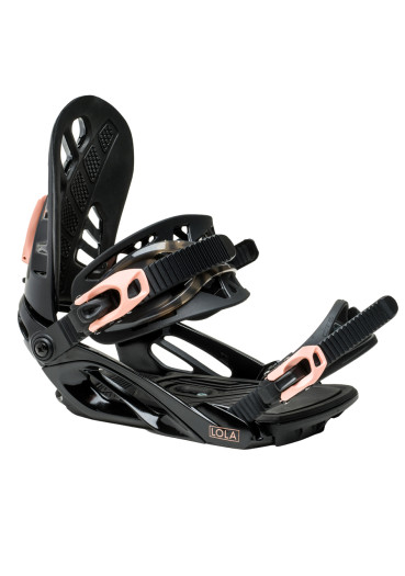 detail vázání na snowboard Roxy Lola Black