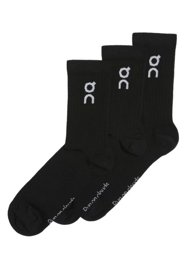 detail Dámské ponožky On Running Logo Sock 3-Pack, Black