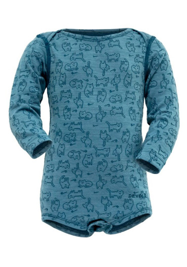 detail Dětské body Devold Duo Active Merino Body Baby Moon