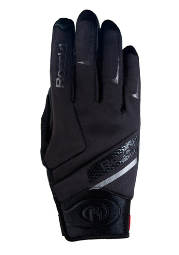 detail Roeckl Lidhult Black – Běžecké rukavice pro maximální výkon