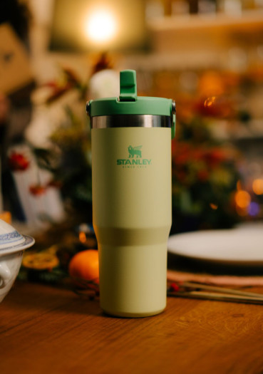 detail Stanley Tumbler se slámkou/brčkem 890ml Citron