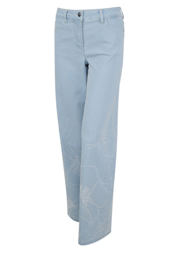 detail Dámské kalhoty Sportalm 700199 Light Denim 