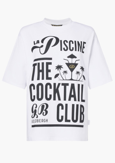 detail Dámské tričko Goldbergh Kir Royal Short Sleeve Top White