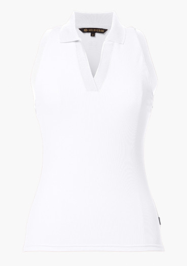 detail Dámský top Goldbergh Caroline Sleeveless Top White