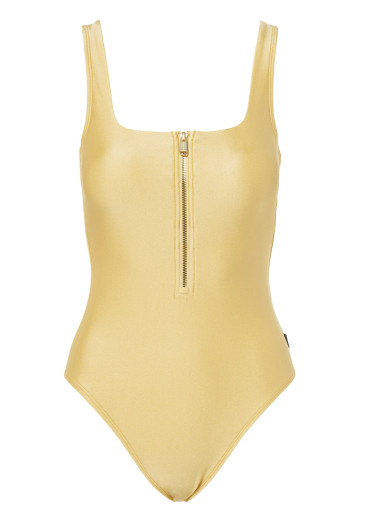 detail Dámské plavky Goldbergh Caviar Bathing Suit Gold